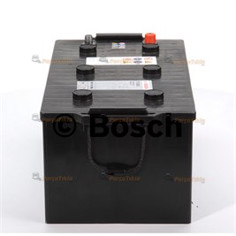 Akü, 12V 200Ah Bosch Akü 0092T30840 Siyah Sulu