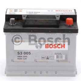 Akü, 12V 56Ah S3 Bosch Akü 0092S30550