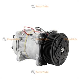 Klima Kompresörü 12v 8pk 7h15 Arkadan Çıkıs İnce Kalın Sanden8027 Sd8027 Sanden8238 Sd8238 | Acedge Ace8027