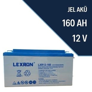 Akü, 12v 160ah Jel Akü (çin Malı) | Lexron 160ahjel