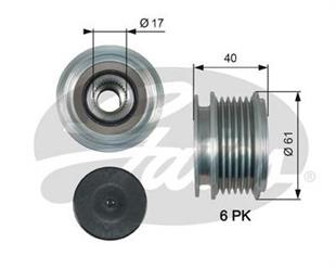 Alt.kasnağı 6kan Audi Ford Seat Vw Caddy 1.9 55472-227628 535001210 Oap7013 | Gates Oap7013