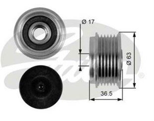 Alt.kasnağı 6kan Focus Connect Transit Mondeo Focus Iı-mondeo Connect C-max 535009810 | Gates Oap7051