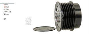 Alt.kasnağı 6kan Jeep Cherokee Dodge Nıtro Jeep Cherokee Iı 2.5 Crd/ 2.8 Crd 4x4 920720 920615 6 Kanal Denso | Ith Ksn17410