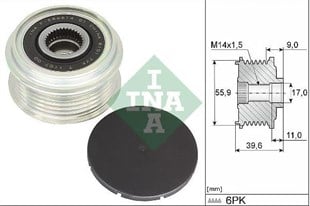 Alt. Kasnağı 6kan Audi Q7 15-19 Touareg 10-3.0tdı 1042106681 | Ina 535034010