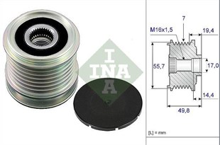 Alt.kasnağı 7kan Mercedes C E Clk Serisi 557311 | Ina 535016510