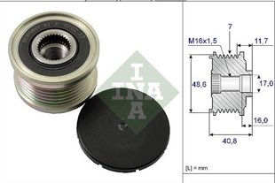 Alt.kasnağı 7kan Renault Dacıa Lodgy Duster Laguna Megane Scenıc 535008010 | Ina 535008010