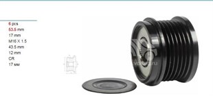 Alt.kasnağı 6kan (ford Cmax Fıesta 4 Focus 3 Kuga 2 Transit Connect Courıer 1.5-1.6-2.0tdci) (535023710 Wai 9 | Ith Ksn23710