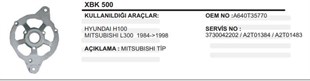 Alt.ön Kapak H100 Em 3civatalı-xbk500 | Ith Xbk500