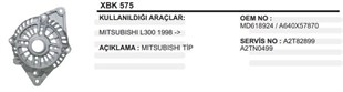 Alt.ön Kapak L300-starex 98- Klimalı Xbk575 | Ith Xbk575
