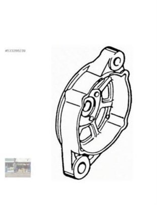 Alt Ön Kapak Rulmanlı Kapak (renault R19 Klimalı) Mak-83602407 | Mako 83602407