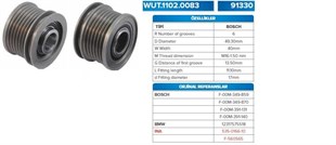 Alt.kasnağı 6kan Berlingo Grand Gp Psa Mini | Wutse Ksn91330