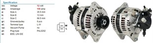 Alternatör 12v 100ah Combo Astra Cıvıc | Delcoremy Dra3794n