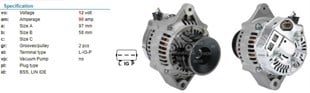 Alternatör 12v 100ah Hidromek Case Kepçe Caterpil Beko Denstip Caterpıllar Beko L-ıg-p Denso Tip Caterpillar-beko Loader Perk | Wınwın Alt9590
