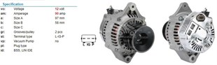 Alternatör 12v 100ah Hidromek Case Kepçe Caterpil Beko Denstip Caterpıllar Beko L-ıg-p Denso Tip Caterpillar-beko Loader Perk | Wınwın Alt9590