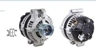 Alternatör 12v 100ah Honda Cıvıc/accord/crv 2.0l 08- 100a Accord Cıvıc Crv Yan Ayak 4uçlu Pk Kasnak 2003= | Unıp Alt5503