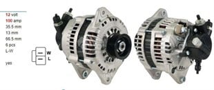Alternatör 12v 100ah (revizyon) Opel Combo Astra Merıva Honda Cıvıc | Orjrev Ja1521ır