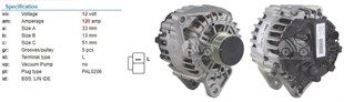 Alternatör 12v 120ah Hyundai Accent Ym Uwa3691 373002a110 | Bypart Uwa3691