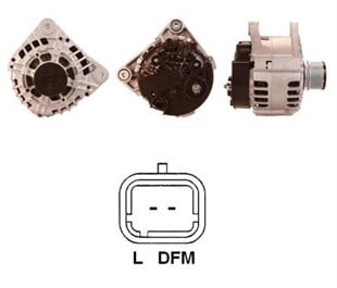 Alternatör 12v 125ah Dacia Nissan Renault 1.5dci | Orjrev F000bl0719