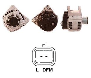 Alternatör 12v 125ah Dacia Nissan Renault 1.5dci | Orjrev F000bl0719