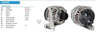 Alternatör 12v 140ah Volvo S60 I 2.0 T 00-09 S80 V70 Xc90 Ters Dönüşlü | Remark Alt3800