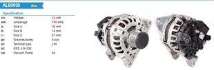 Alternatör 12v 150ah Iveco Daily 2.3l 16v 2014 2017 / Daily 35 C 14 Cng; Daily 35 C 15 3.0; Daily 35 C 17; Daily 35 C 21 | Bosch F000bl0777