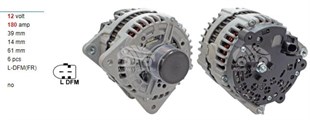 Alternatör 12v 180ah Ldfm Uç Vw Passat Crafter Skoda | Cargo Alt114453