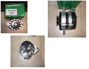 Alternatör 12v 50ah Mf Traktör | Lucas 61920166
