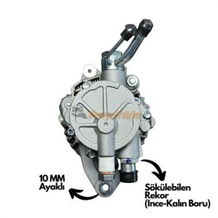 Alternatör 12v 65ah Hyundai H100 Mıtsubıshı L200 L300 Çift Kasnak Kalın Borulu (max90ah) Alt12664n 12664n Alt Ayak 10mm Cıvata | Wutse Alt12664
