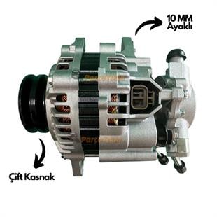 Alternatör 12v 75ah H100 Çift Kasnak Em (alt Ayak 10mm Saplamalı) Altv039a | Unıp Altv039a
