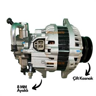 Alternatör 12v 75ah Hyundaı H100 Mıtsubıshı L200 L300 ( Üst Tekli Ayak Biraz Eğri ) | Genon Gna6021