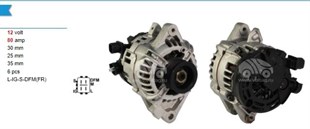 Alternatör 12v 80a Toyota Yarıs 4 Fıslı Kare Soket 0124225052 Dan1077 Dan1020 1042109240 1042108160 | Denso Dan1077