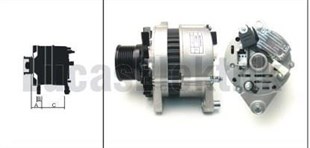 Alternatör 12v 80ah 8kanal Türk Traktör Dik Ayaklı Newholland 61920468 Alt467 Alt468 | Lucas 61920468