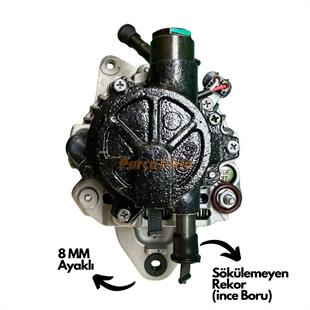 Alternatör 12v 80ah Hyundai H100 Mıtsubıshı L200 L300 Çift Kasnak | Em Soketli | İnce Borulu | 8mm Ayaklı | İçten Pervaneli | Orj Koreaalt3730042750