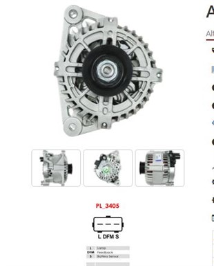 Alternatör 12v 90ah Ford Various Xs6110300cb | Vısteon 2015001035