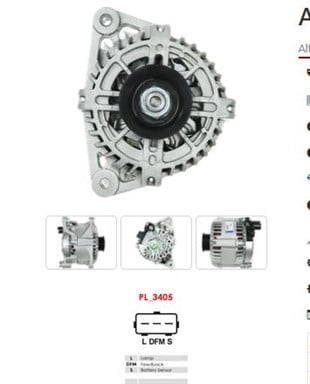 Alternatör 12v 90ah Ford Various Xs6110300cb | Vısteon 2015001035