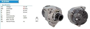 Alternatör 12v 90ah Mercedes C180t Sprinter 96-00 E200 | Wutse Alt2031