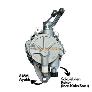 Alternatör 12v 90ah 1101.0999 Mıtsubıshı L300 Ym Çift Kasnak Kalın Borulu (max 110ah) Alt12664n 12664n Alt Ayak 8mm Cıvatalı | Wutse Alt12664-90ah