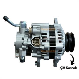 Alternatör 12v 90ah 1101.0999 Mıtsubıshı L300 Ym Çift Kasnak Kalın Borulu (max 110ah) Alt12664n 12664n Alt Ayak 8mm Cıvatalı | Wutse Alt12664-90ah