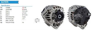Alternatör 12v 95ah Renault Clio Logan Sandero | Wutse Alt20027