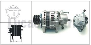 Alternatör 24v 50ah Isuzu Nkr Npr 4hfı 4hg1 Sampıyon Kamyon | Lucas Lea0651