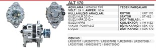 Alternatör 24v 50ah Isuzu Nqr Nkr Vaksuz-wwalt3150 | Wınwın Alt3150
