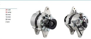 Alternatör 24v 55ah Hino Kamyon 40 Ayak Çift Kasnak B Komatsu Nissan | Unıp Alt7500
