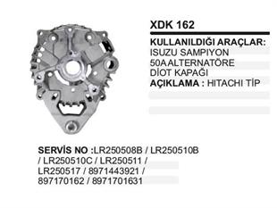 Alternatör Arka Kapak Isuzu Şampiyon 50AH Alt Göre Isuzu Champion Nqr Şampiyon | REMARK XDK162