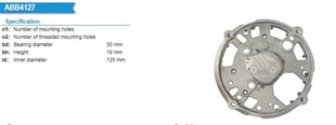 Alternatör Arka Kapak Mercedes Man Leylan Kamyon Daf Iveco Bosch Tip | Ith Xdk360