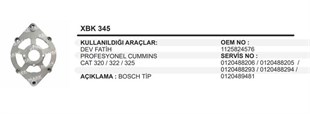 Alternatör Ön Kapak Bosch Tip Bmc Dev Fatih Bmc Dev Fatih Profesyonel Atlas Case Cummıns | Ith Xbk345
