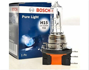 Ampul 12V H15 15/55W Sarı Işık Çift Telli Far Ve Sis 1987302088 | BOSCH 1987302088