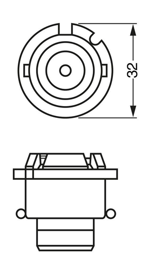 Xenon Ampul 12V D2R 6000K 35W | BOSCH 1987302852
