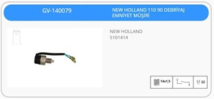 Debriyaj Emniyet Müşürü New Holland Fıat 5101414 4 | Klf Gv140079