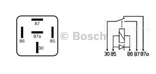 Değiştirici Röle 24v 20ah Man Mercedes 0332204204 | Bosch 0332204204