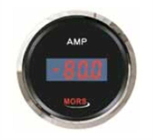 Mors Dijital Ampermetre+şöntlü 12v-24v Siyah |